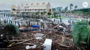 Picture from the USA Today shows damage in Orange Beach, Alabama from Hurricane Sally. 