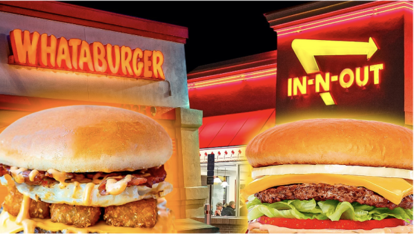 In-N-Out Side By Side with Whataburger. Photo credits to Mashed Official Website.
