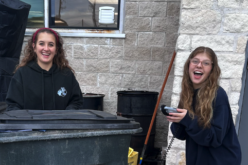 EAC board members are excited to recycle!