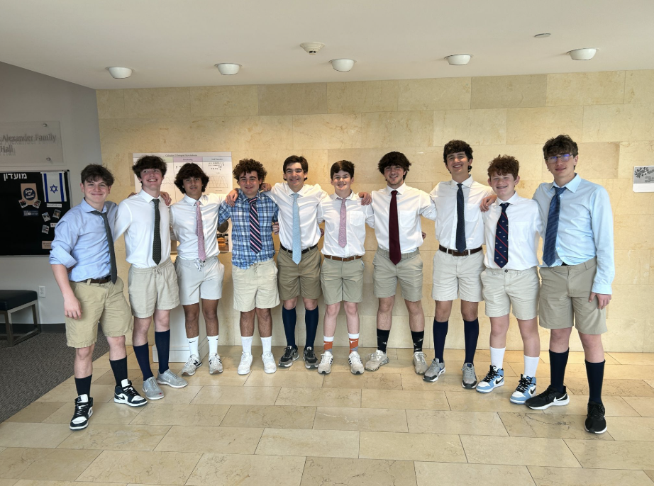 Current seniors pose in their suits when they were freshmen on the baseball team. 

(Left to right: José Duek, Ryan Callahan, Oliver Bloom, Jake Yomtov, Brandon Sorkin, Liam Miller, Benjamin Lepow, Blake Saikin, Jack Lane, and Zac Selzer.)