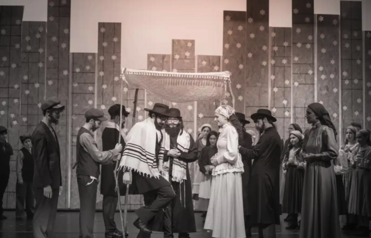 Jewish wedding scene from Act I of the production.
Credit: Dana Katz